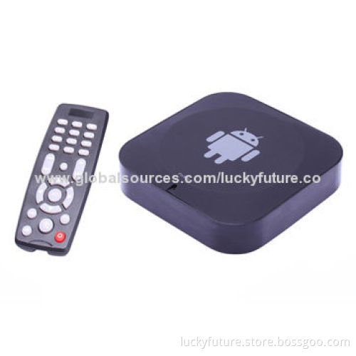 RK3188 Quad Core Android 4.2 HD TV Player with Wi-Fi/BT/2GB/8GB/HDMI/USB 2.0/RJ45/AV/Remote Control